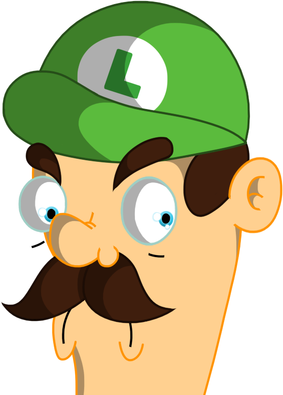 The Internet Reacts To Luigi's Death Stare - Legend Of Johnny Albert Clipart (800x800), Png Download