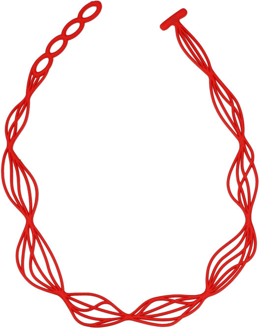 Waves Necklace - Necklace Clipart (800x800), Png Download