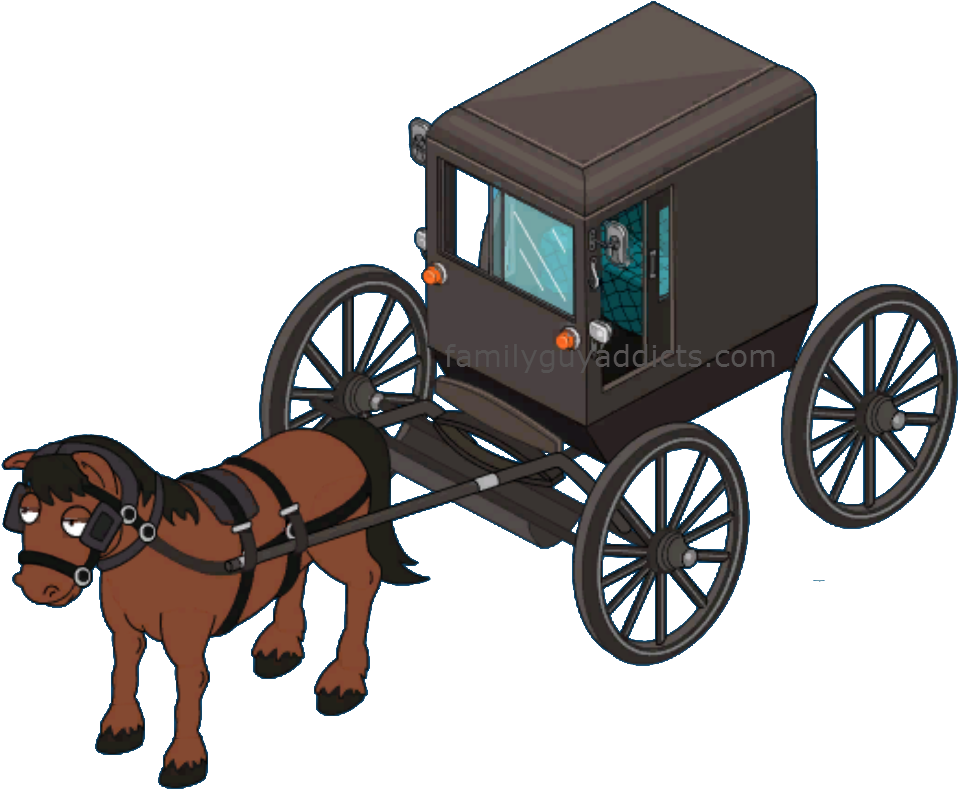 Amish Paradise Horse & Buggy “ - Wagon Clipart (985x808), Png Download