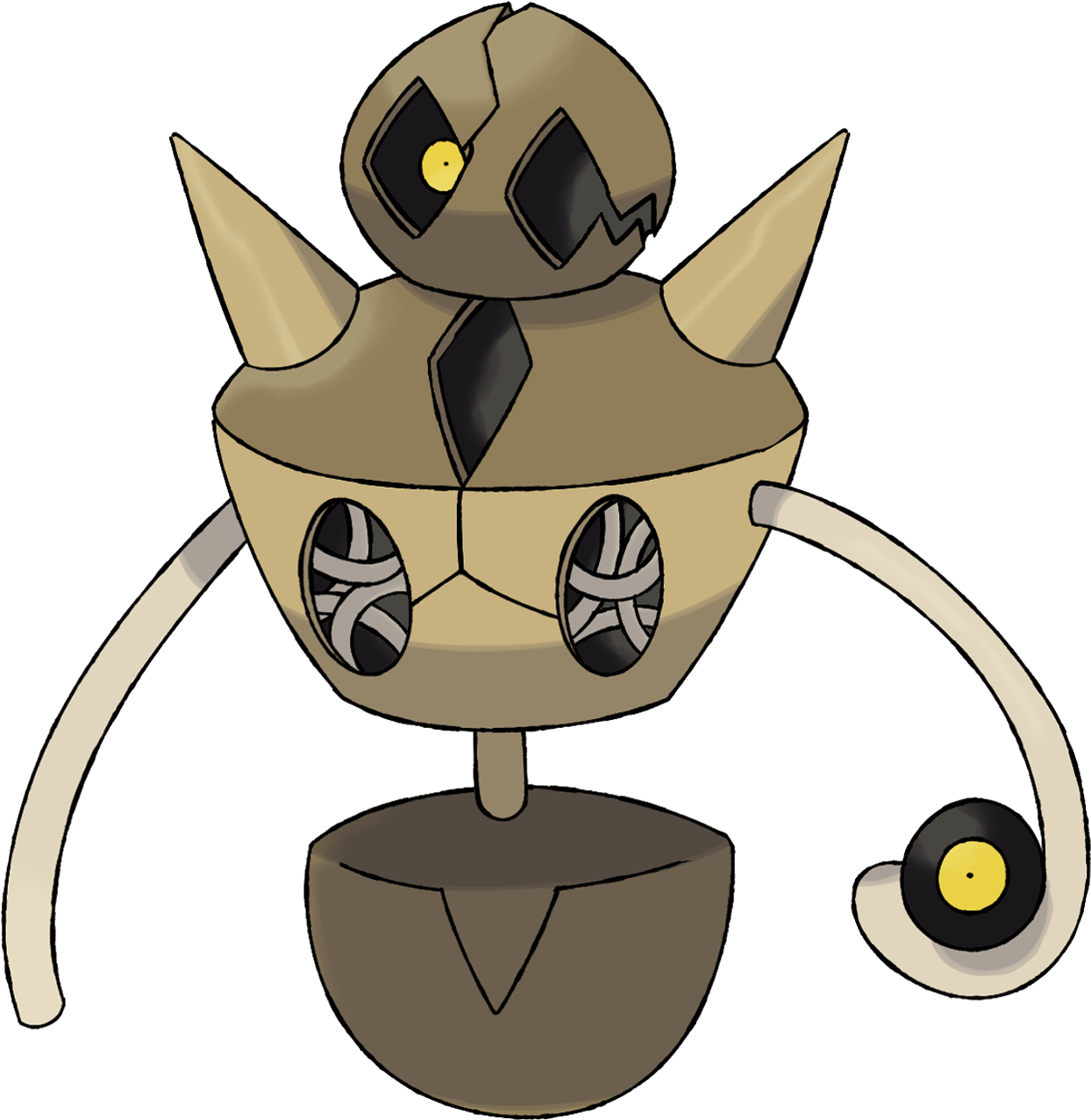 Grentrails - Fakemon Canopic Jars Clipart (1280x1280), Png Download