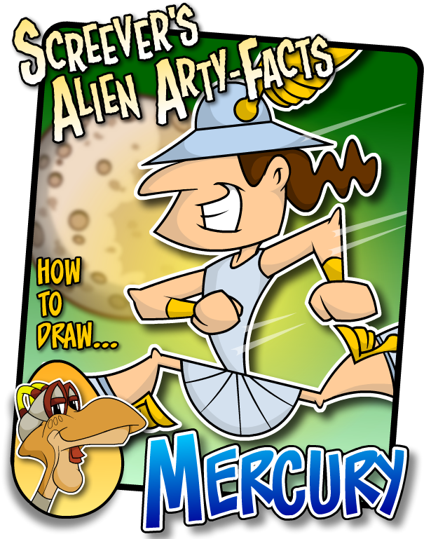 A New "screever's Alien Arty-facts" Post - Planet Clipart (612x792), Png Download
