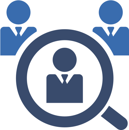 Magnified Person Icon - Iconos De Analisis La Competencia Clipart (1000x458), Png Download