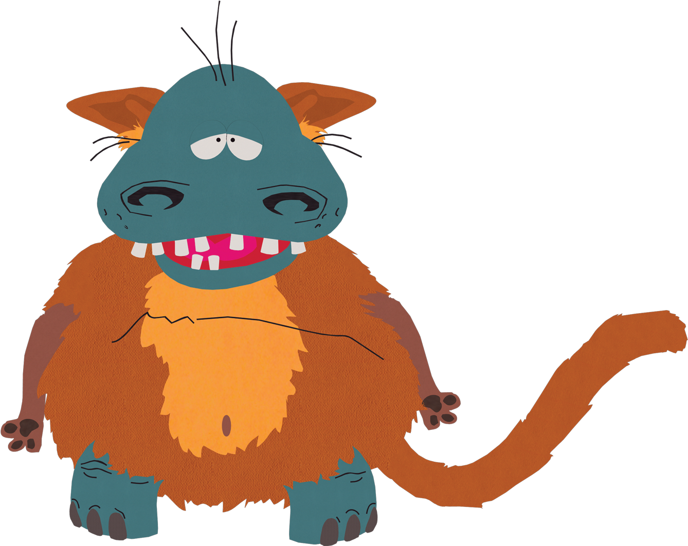 God - South Park God Clipart (1346x1070), Png Download