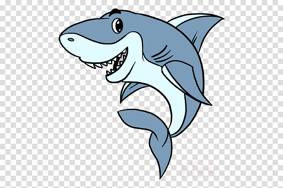 Shark Drawing Clipart Shark Drawing Clip Art - Png Download (900x600), Png Download