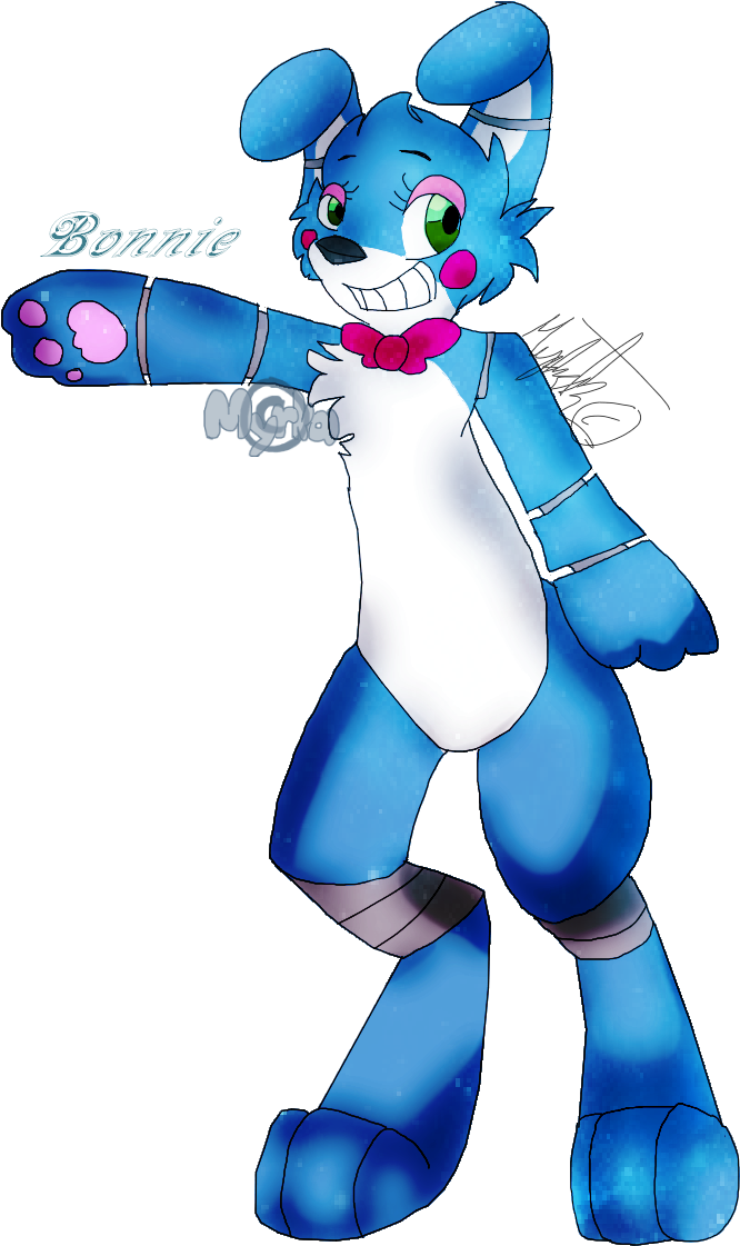Bonnie Fnaf Toy Bonnie Fnaf By Beepboopfudge On Deviantart Clipart (972x1160), Png Download