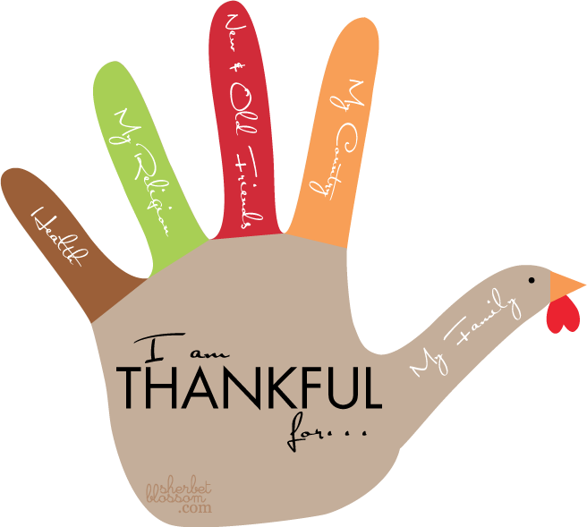 Simple Boat Clipart - Thanksgiving Hand Turkey Drawing - Png Download (656x589), Png Download