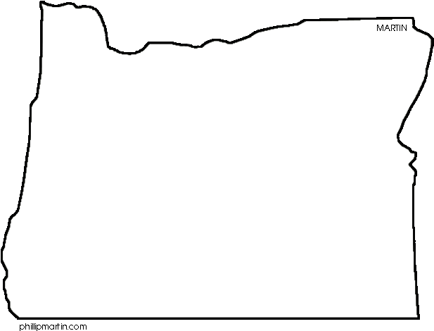 Oregon Clipart Heart - Oregon - Png Download (648x496), Png Download