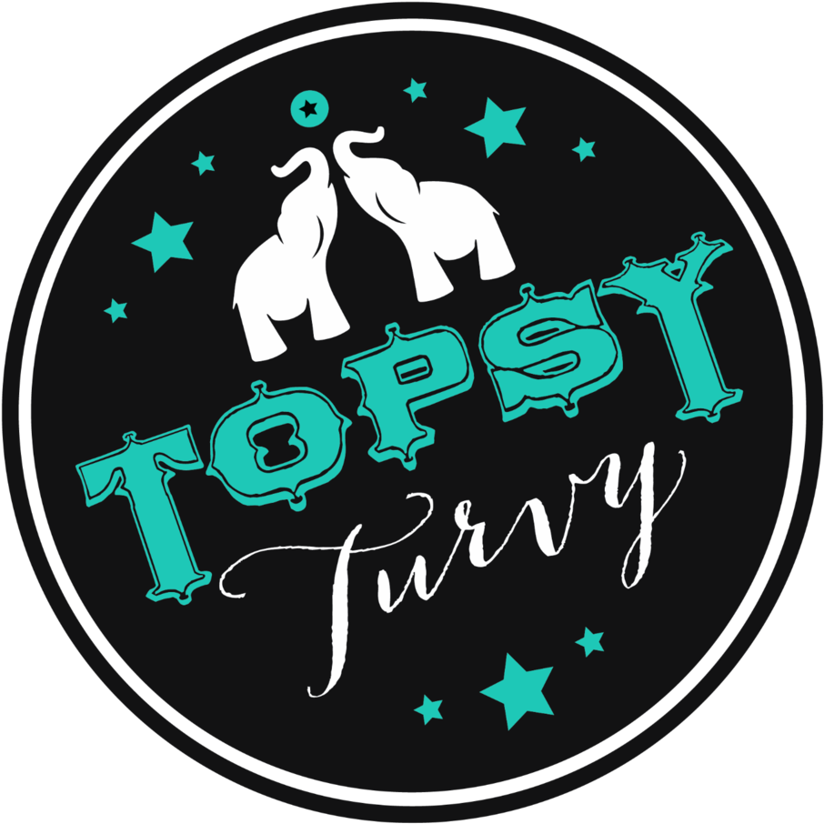 Topsy Turvy Photographic Clipart (1000x1000), Png Download
