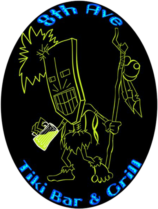 8th Ave Tiki Bar & Grill Delivery - Portable Network Graphics Clipart (800x800), Png Download