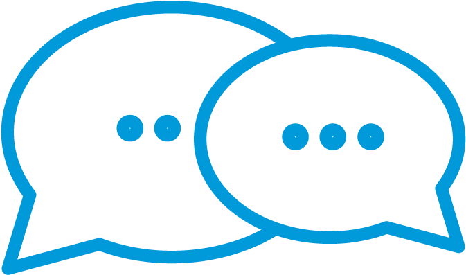 Two Speech Bubbles - Grupo Desportivo E Cultural De Fernão Ferro Clipart (800x800), Png Download