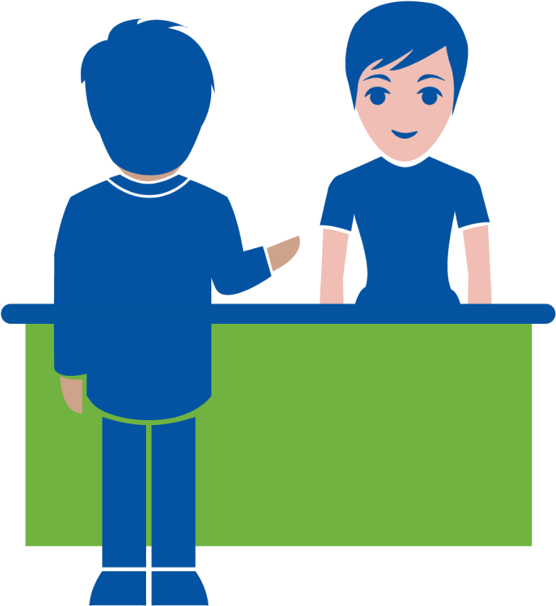 In Person - Customer Service Clipart - Png Download (1080x1080), Png Download