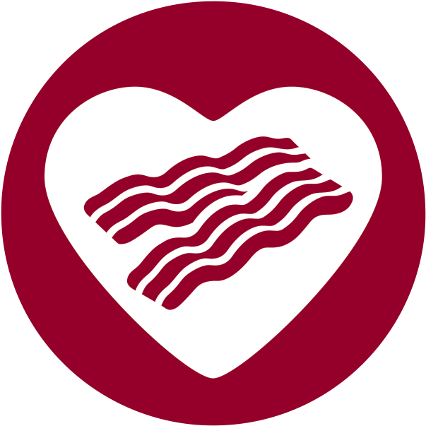 Bacon Lovers Icon - Illustration Clipart (638x638), Png Download