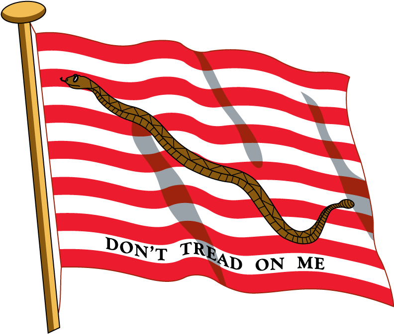 Navy Jack Flag - Navy Jack Waving Clipart (800x800), Png Download