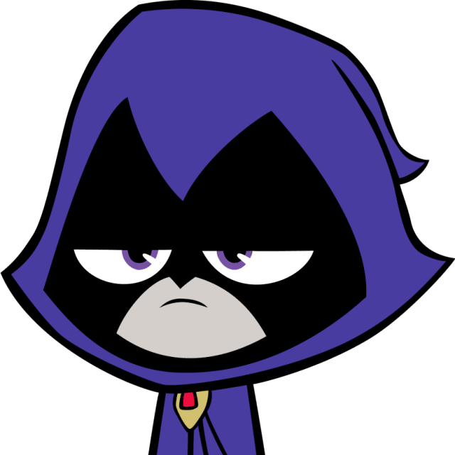 According To Beast Boy And Cyborg, Who Makes The Best - Teen Titans Go Characters Raven Clipart (640x640), Png Download