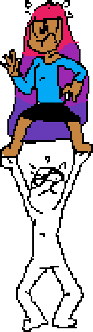 Gymnastics Collab - Cartoon Clipart (600x1200), Png Download