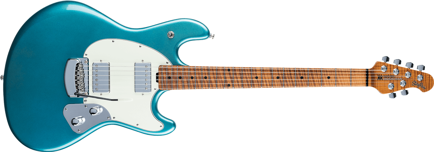 Image Of A Guitar - Guitar Music Man Stingray Clipart (1500x550), Png Download