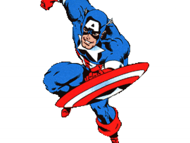 Captain Marvel Clipart Cartoon - Cartoon - Png Download (640x480), Png Download