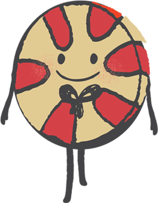 Peppermint With A Bow Tie - Bow Tie Clipart (455x455), Png Download