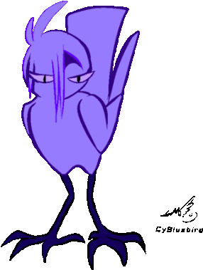 I M Back Bird Gif Clipart (640x588), Png Download