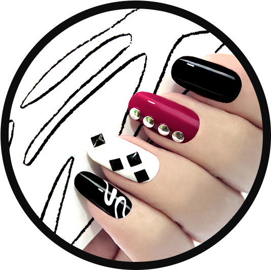 Mani & Pedi - Nails Fashion Clipart (598x593), Png Download