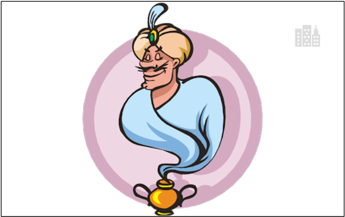 Let The Genie Out Of The Bottle By Linda Jackson 10eighty - Genie Out The Bottle Clipart (687x450), Png Download