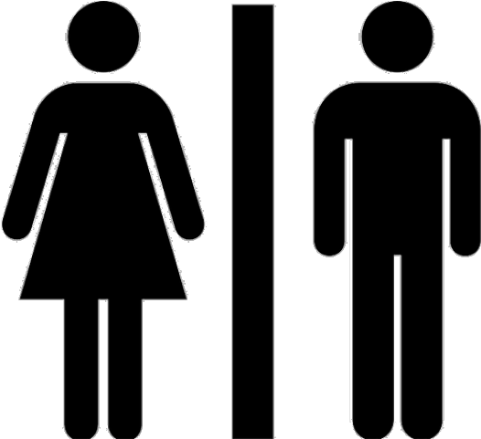 Bathroom Clipart Boy Girl - Toilet Icon - Png Download (640x480), Png Download