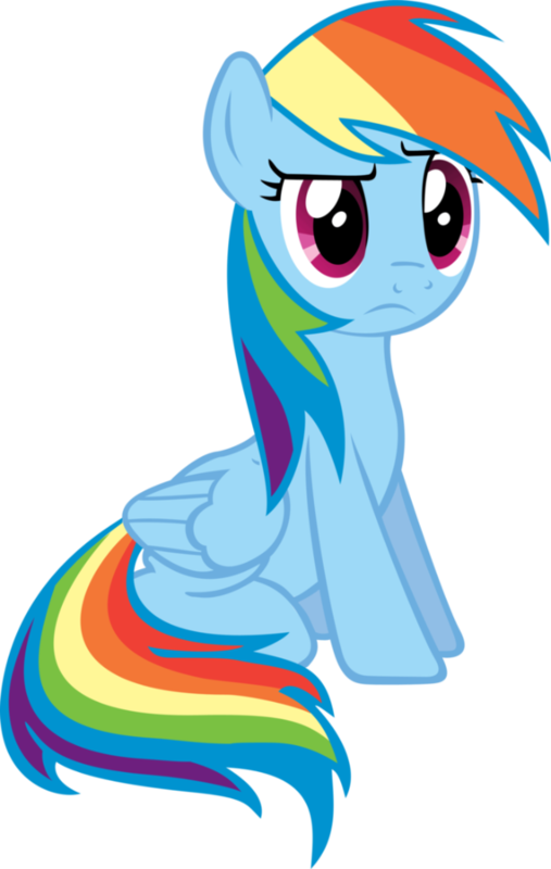 Image - Rainbow Dash Angry Clipart (507x800), Png Download