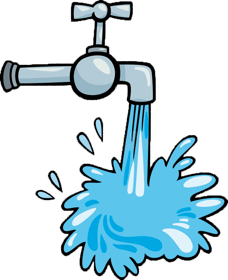 Water Solutions - > - Cartoon Image Of Water Clipart (734x900), Png Download