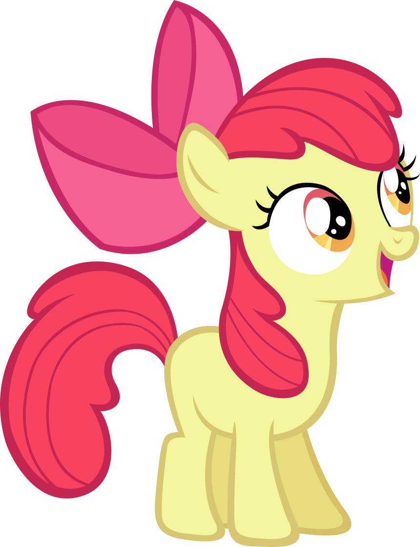 Paper Craft Elegant My Little Pony Apple 16 Latest - My Little Pony Apple Bloom Clipart (860x1119), Png Download