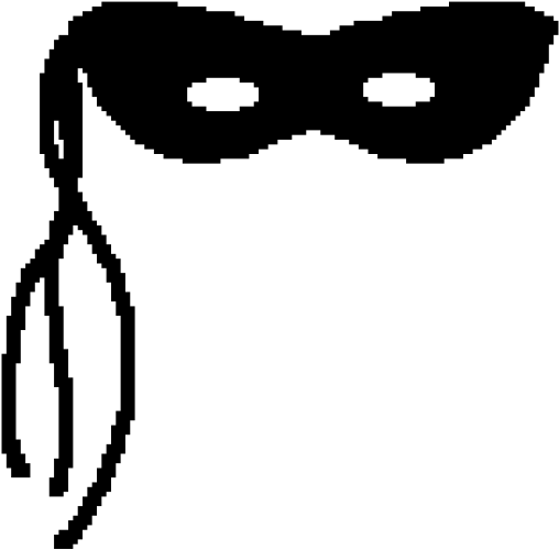 Mardi Gras Mask Clipart Black And White - Mask Clip Art - Png Download (640x558), Png Download