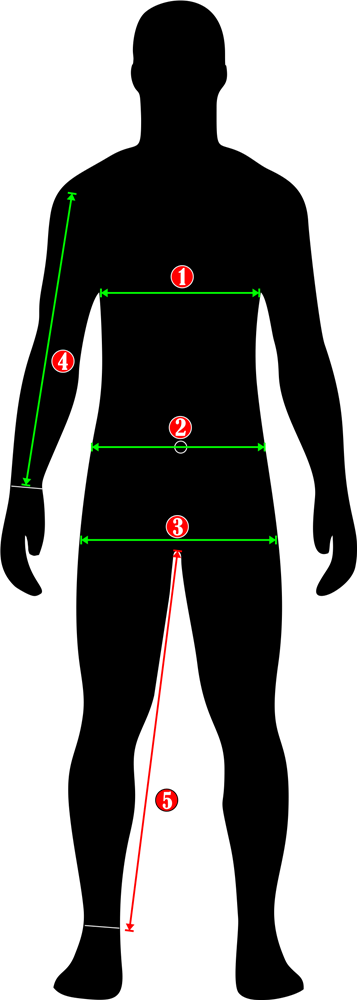 Tbg Jacket Size Chart - Jacket Clipart (357x1000), Png Download