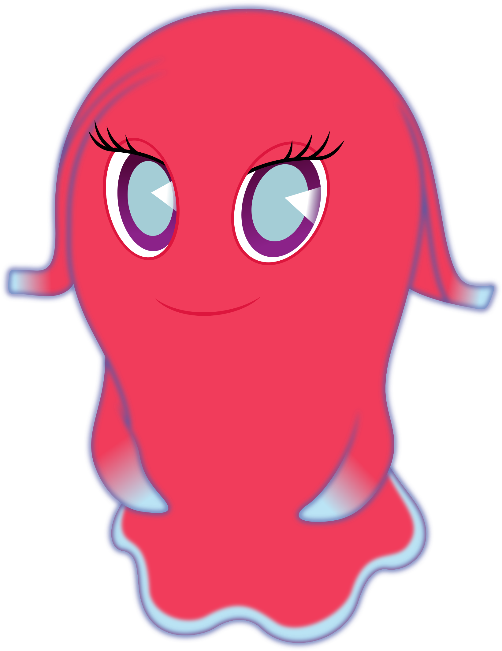 Vector - Pacman Y Las Aventuras Fantasmales Pinky Clipart (1920x2502), Png Download