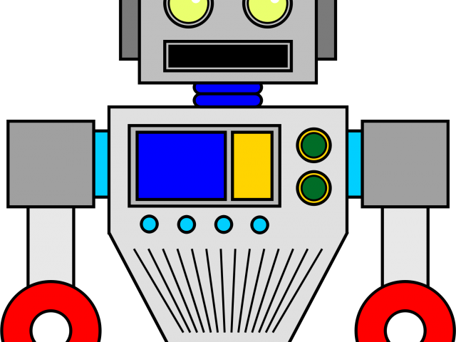Randome Clipart Tng - Robot Bulletin Board - Png Download (640x480), Png Download