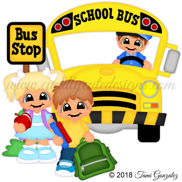 Http - //www - Cuddlycutedesigns - Com/category 54/new - Bus Clipart (600x600), Png Download