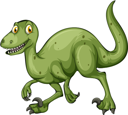 Raptor - Dinosaur Clipart (550x830), Png Download