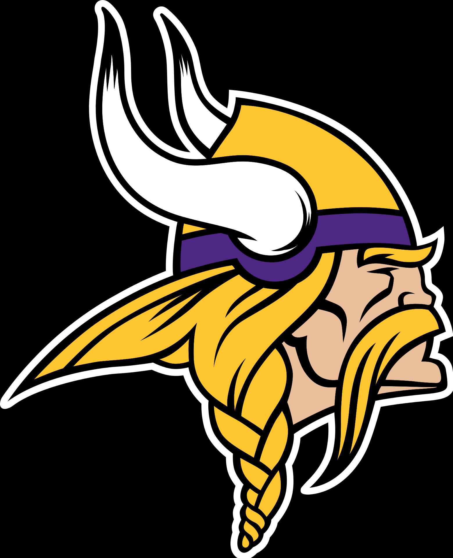 Arizona Cardinals @ Minnesota Vikings - Minnesota Vikings Clipart (1559x1920), Png Download