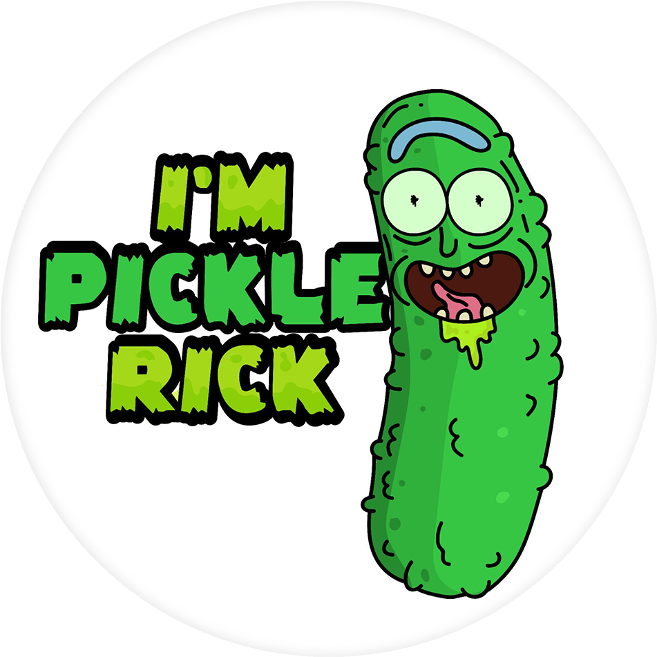 Rick And Morty Pop Grip - Rick And Morty Pop Socket Clipart (1000x1000), Png Download