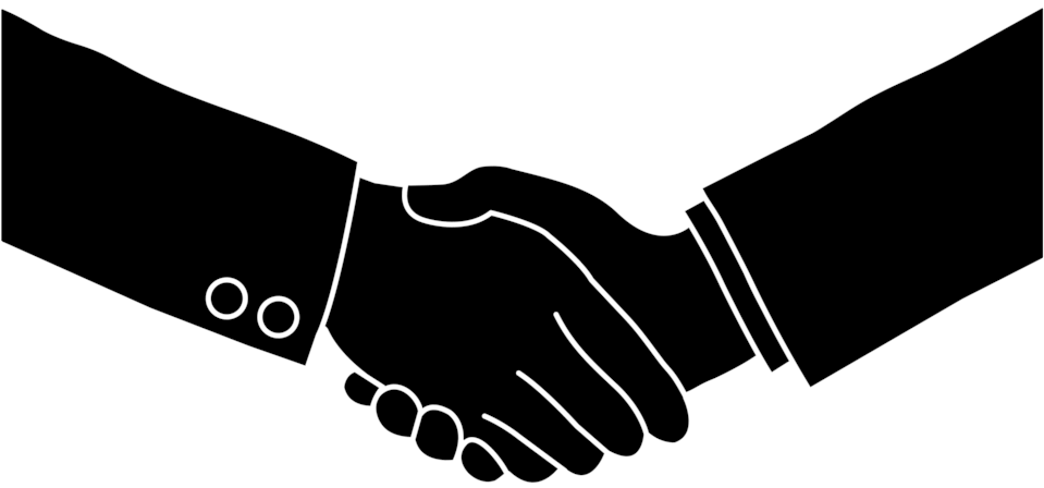 Shaking Hands Clip Art Png Clipart Panda Free Transparent Png (1000x498), Png Download