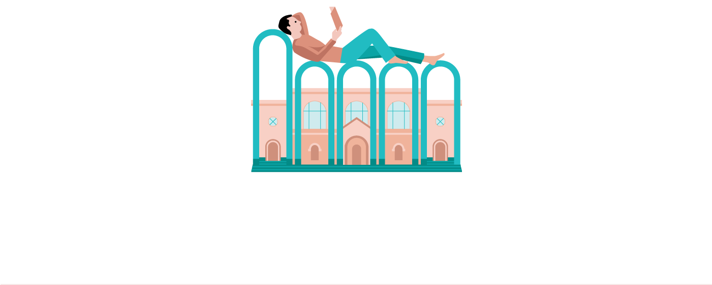 Illustrations Created For Zangak Bookstore - Illustration Clipart (1400x768), Png Download