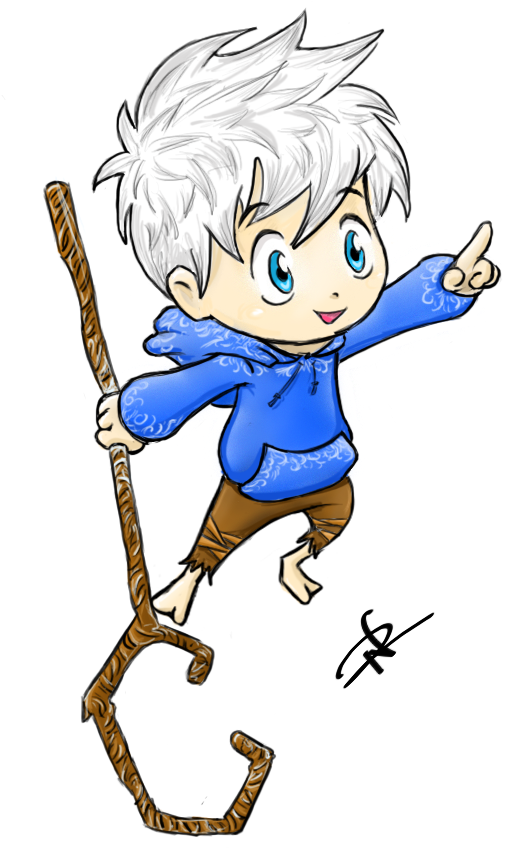 Chibi Jack Frost - My Chibi Clipart (715x924), Png Download