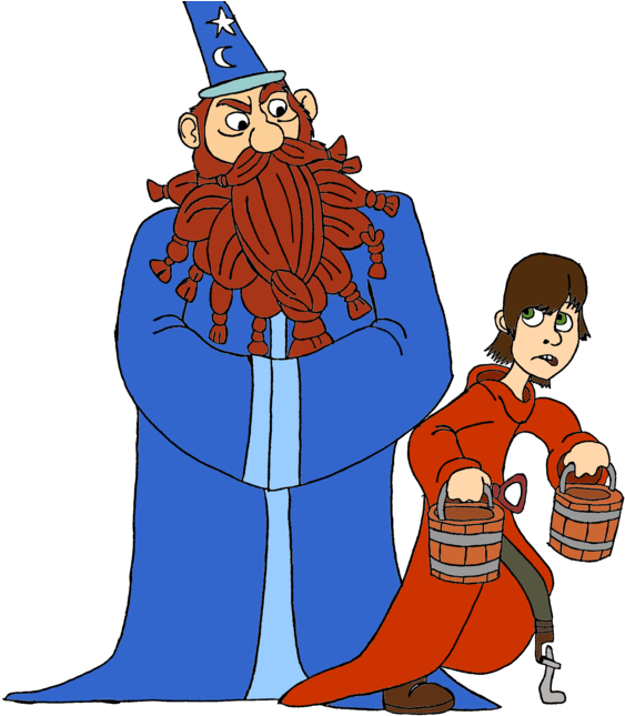 Fantasia Au Is A Au The Rise Of The Brave Tangled Dragons - Fantasia Clipart (900x649), Png Download