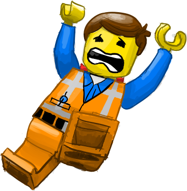 Lego Movie Png Hd - Emmet Lego Movie Transparent Clipart (600x600), Png Download
