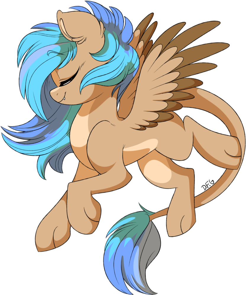 Jpg Free Stock Artist Dragonfoxgirl Eyes Closed Oc - Sphynx Pony Clipart (1024x1024), Png Download