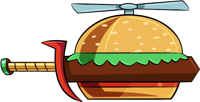 Ecaliburgermagisword - Mighty Magiswords Excaliburger Magisword Clipart (768x404), Png Download