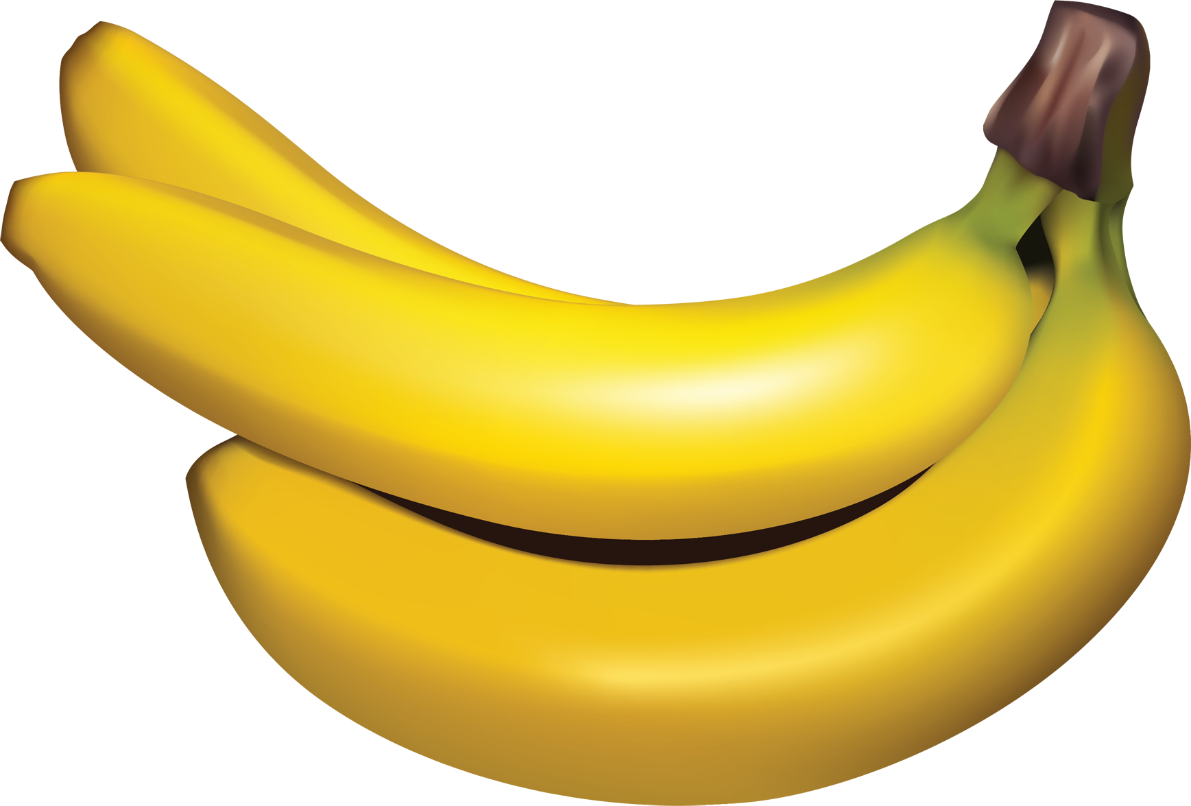 Banana Clipart Different Fruit - Банан На Прозрачном Фоне - Png Download (1737x1175), Png Download