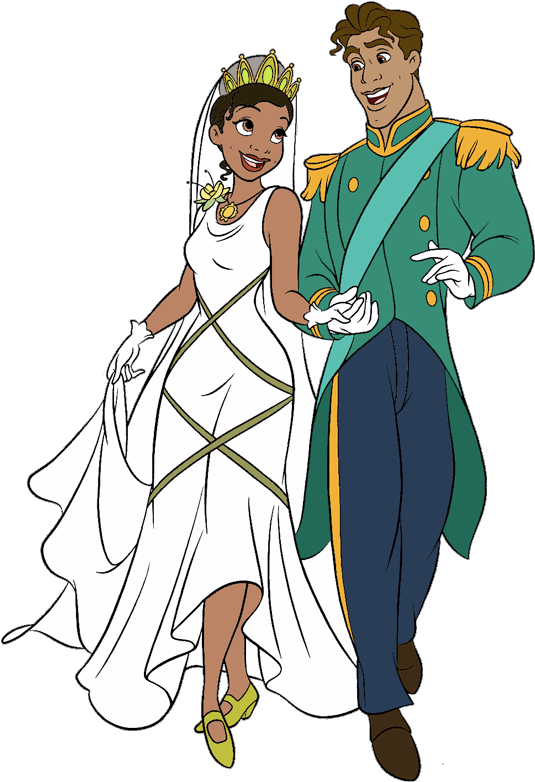 Disney Princess Tiana Prince Naveen Clipart Full Size Clipart