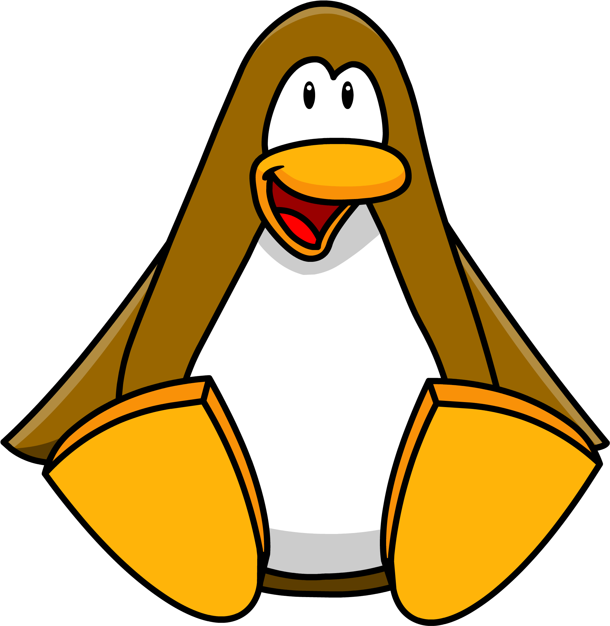 Dancing Penguin - Club Penguin Happy Penguin Clipart (1984x2049), Png Download