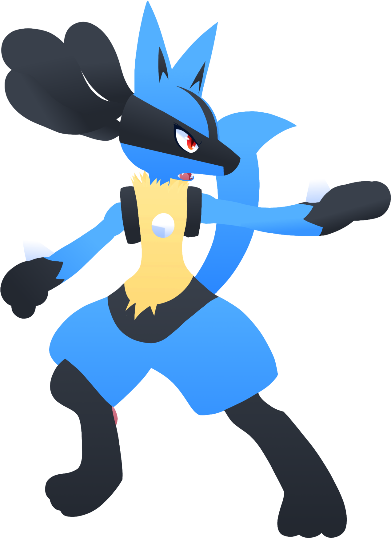 Just Some Lineless Practice - Cartoon Clipart (1280x1761), Png Download