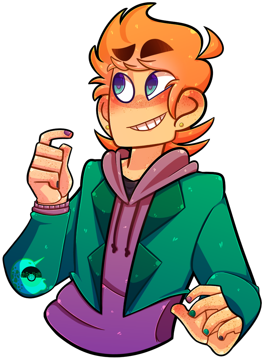 Sleep Deprived Artist *cries* Look At My Handsome Boi - Eddsworld Matt Sad Fan Art Clipart (1280x1223), Png Download