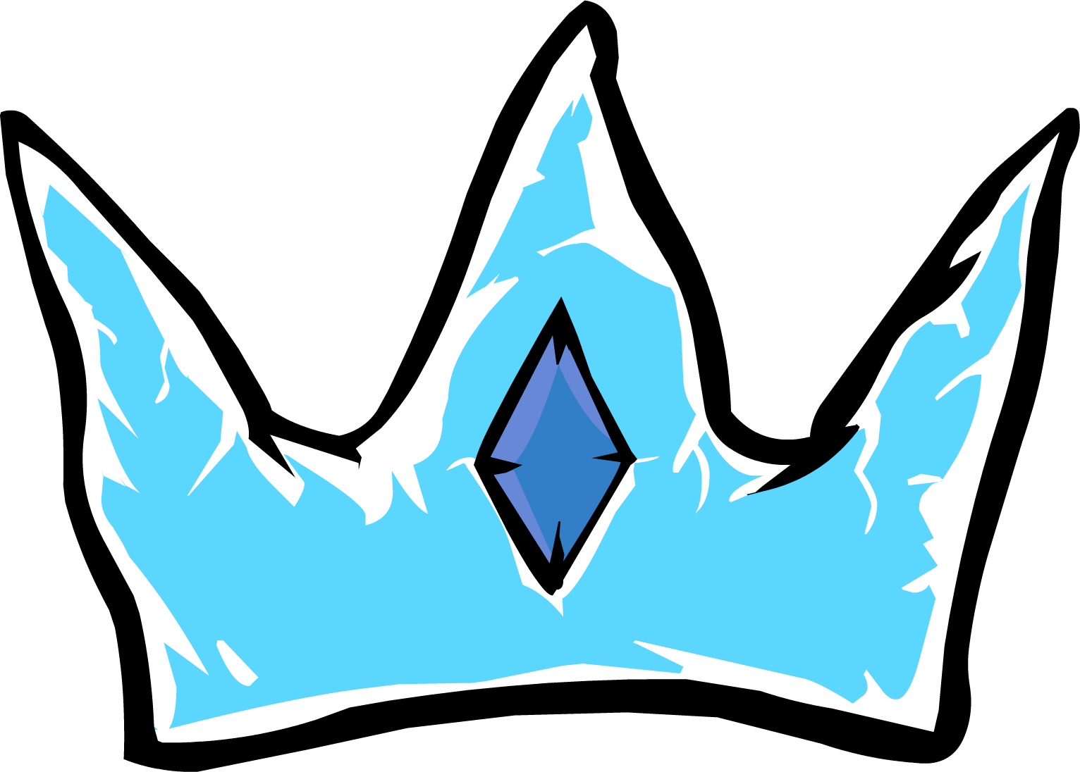 Ice Crown - Rotmg Ice Crown Clipart (1532x1096), Png Download